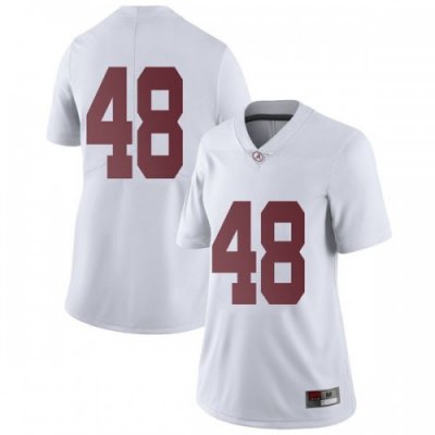 Women's Alabama Crimson Tide #48 Phidarian Mathis White Limited NCAA College Football Jersey 2403IELU6